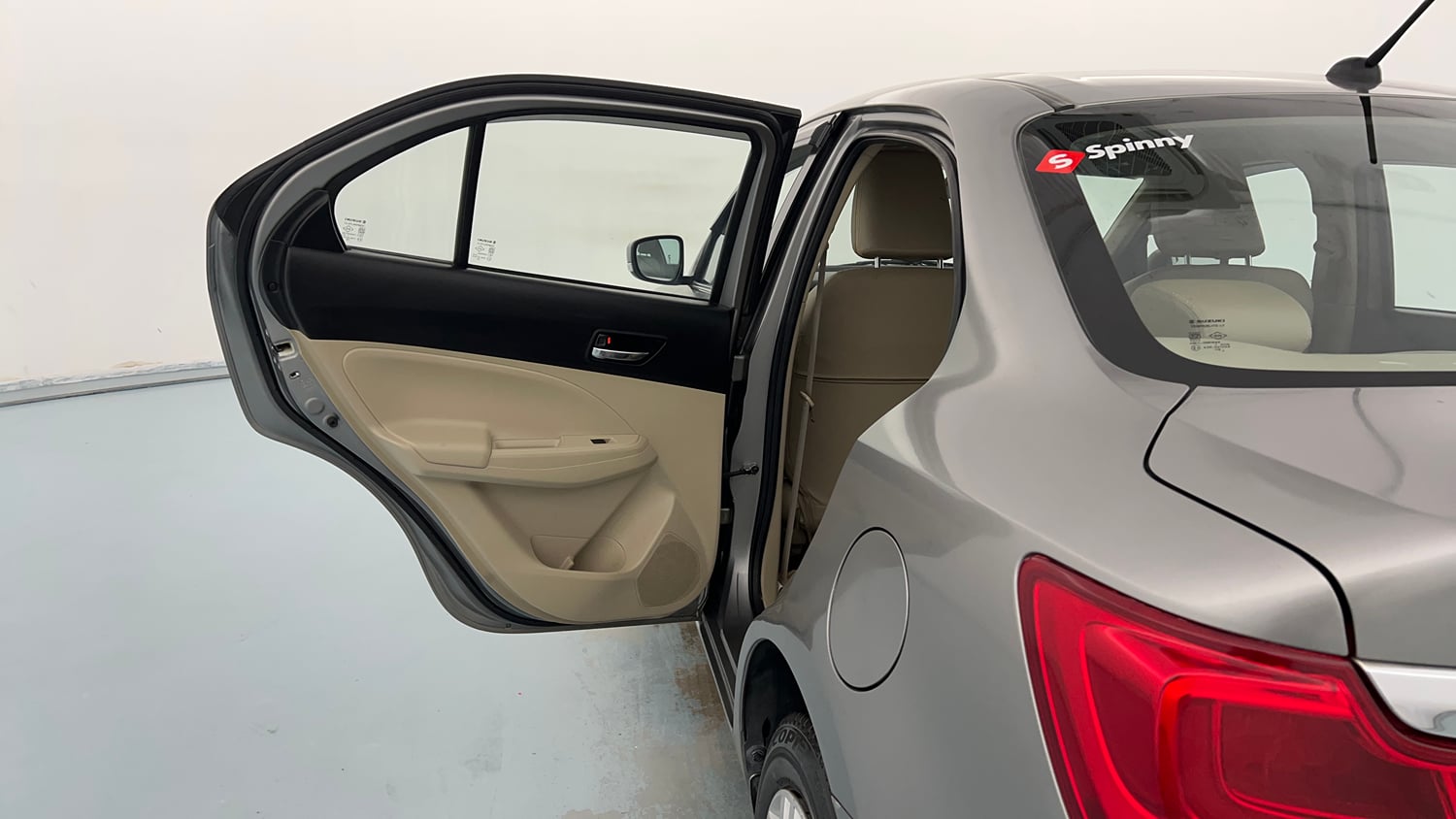 Used 2021 Maruti Suzuki Dzire VXi Petrol Manual interior LEFT REAR DOOR OPEN VIEW
