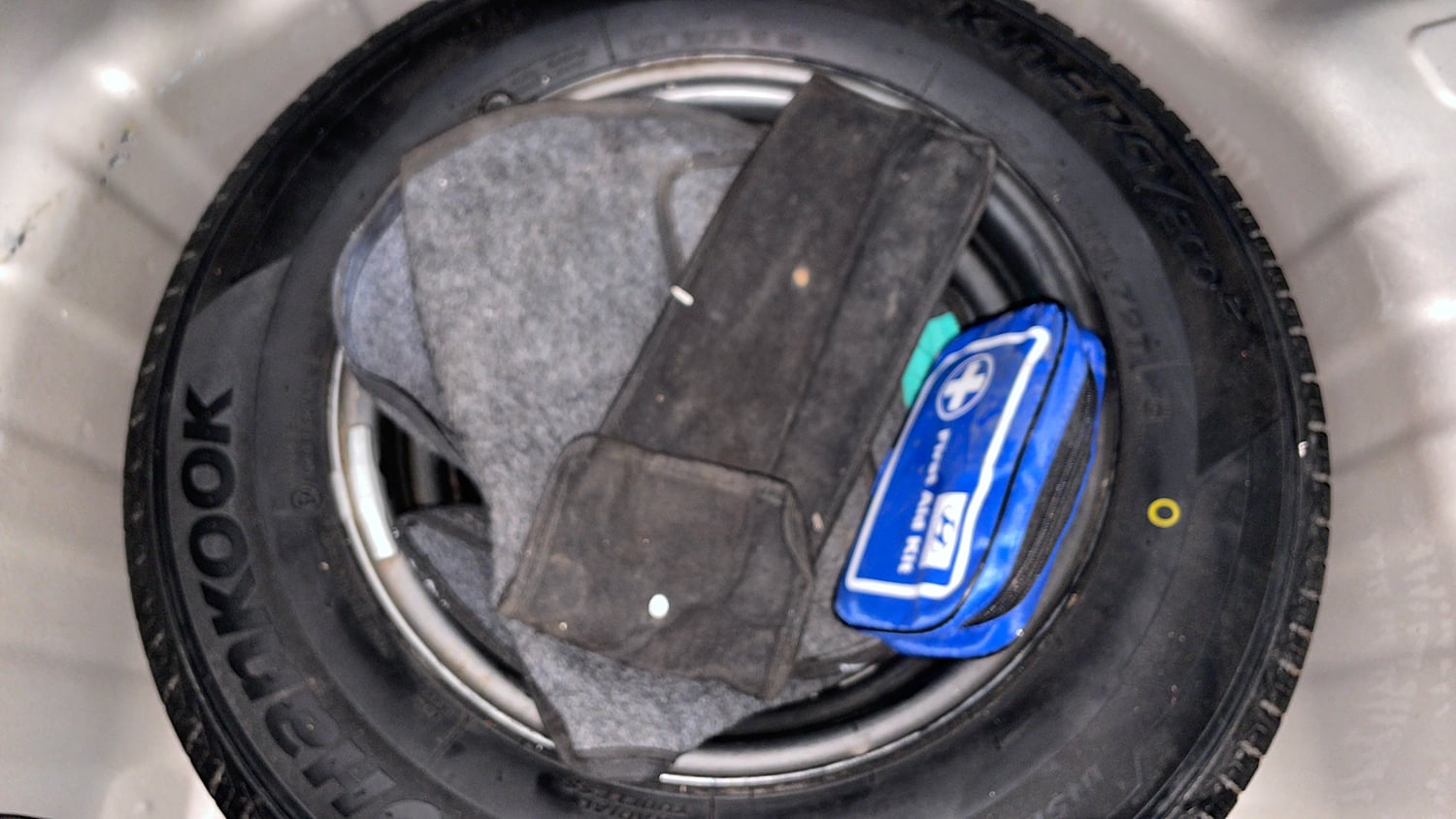 Used 2019 Hyundai Santro Sportz Petrol Manual tyres SPARE TYRE VIEW