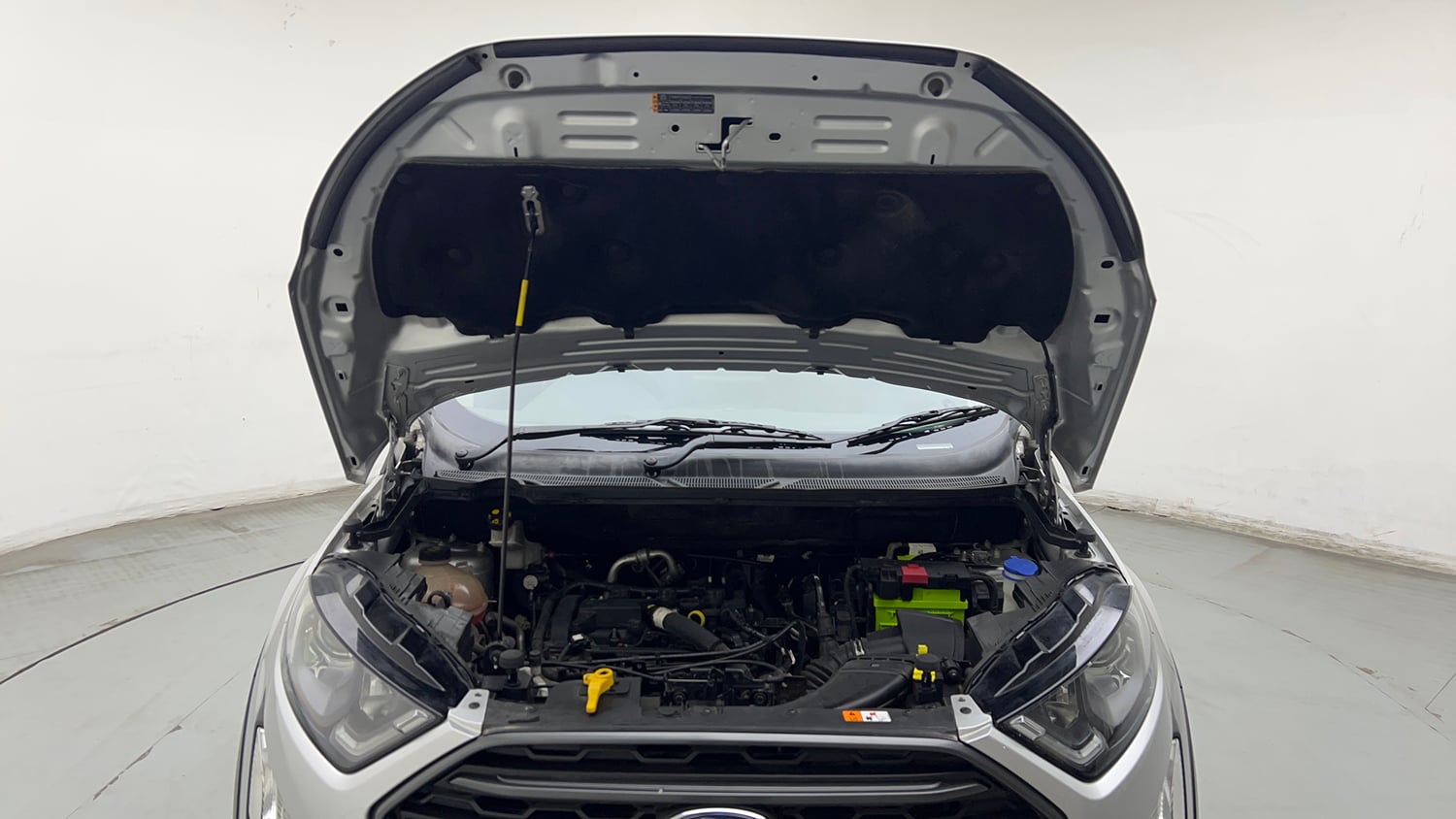 Used 2021 Ford EcoSport S MT 1.5 Ti-VCT Petrol Manual engine ENGINE & BONNET OPEN FRONT VIEW