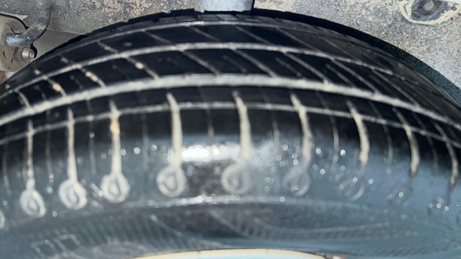 Used 2017 Maruti Suzuki Celerio VXi Petrol Manual tyres RIGHT REAR TYRE TREAD VIEW