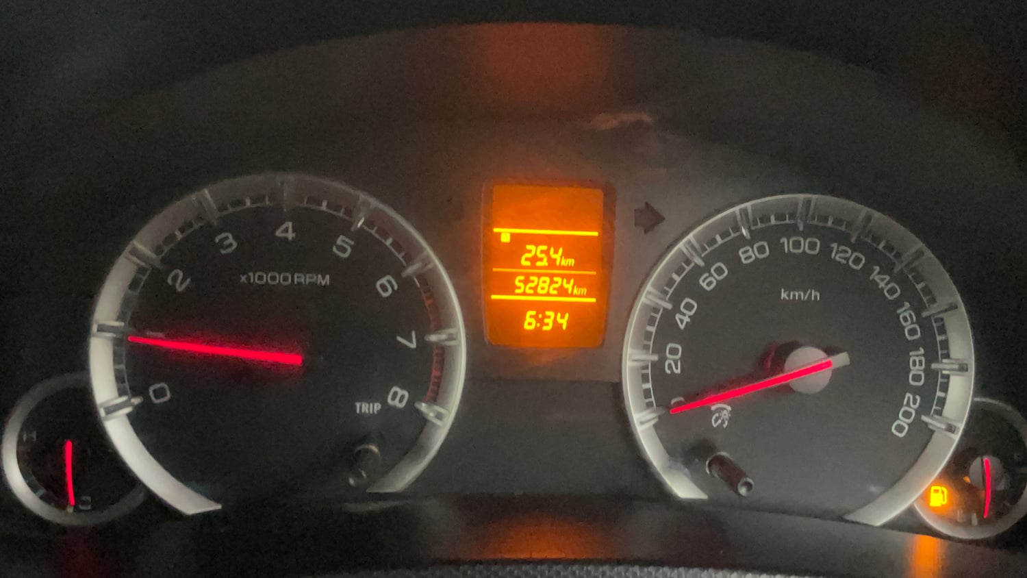 Used 2013 Maruti Suzuki Swift VXi Petrol Manual interior CLUSTERMETER VIEW