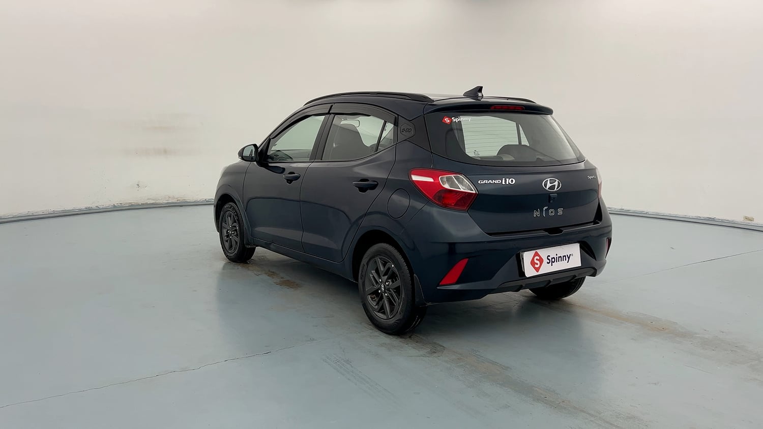 Used 2020 Hyundai Grand i10 Nios Sportz 1.2 Kappa VTVT Petrol Manual exterior LEFT REAR CORNER VIEW
