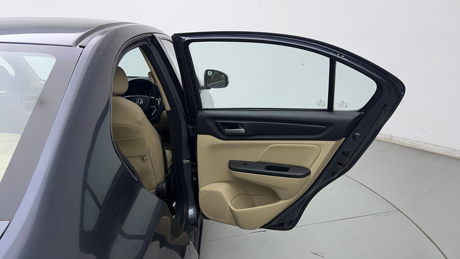 Used 2023 Honda Amaze VX 1.2 Petrol CVT Petrol Automatic interior RIGHT REAR DOOR OPEN VIEW