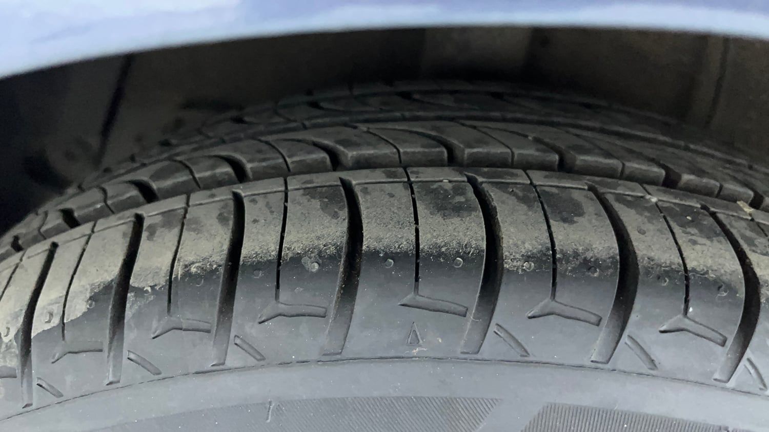 Used 2014 Hyundai Xcent SX 1.2 (O) Petrol Manual tyres RIGHT REAR TYRE TREAD VIEW