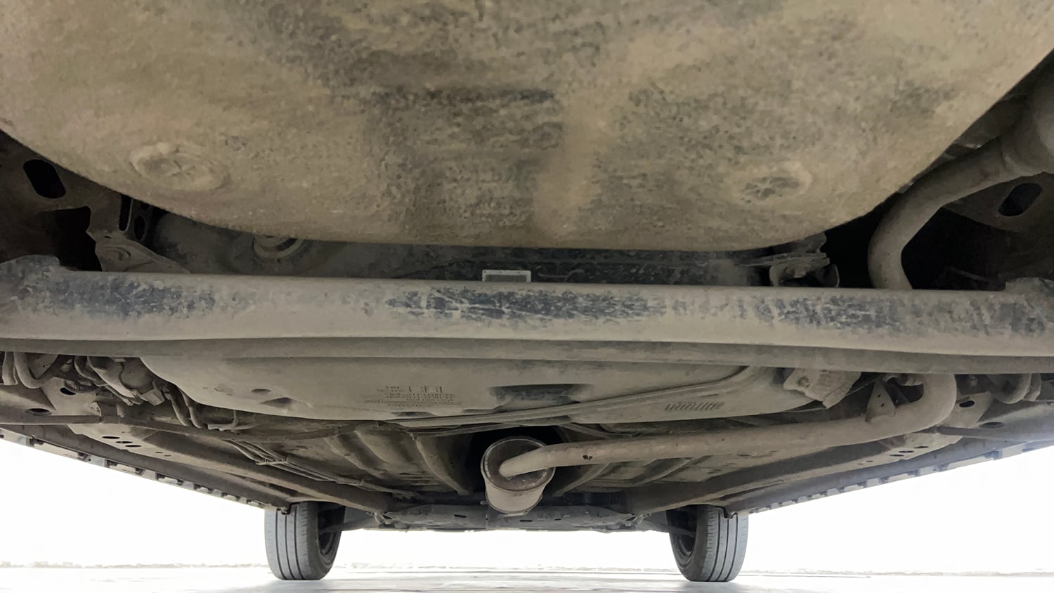 Used 2022 Maruti Suzuki Ignis Delta 1.2 AMT Petrol Automatic extra REAR UNDERBODY VIEW (TAKEN FROM REAR)