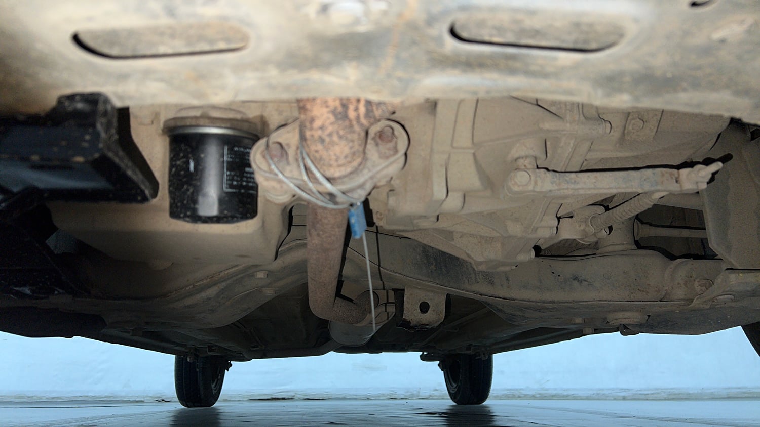 Used 2017 Maruti Suzuki Celerio VXi Petrol Manual extra FRONT LEFT UNDERBODY VIEW