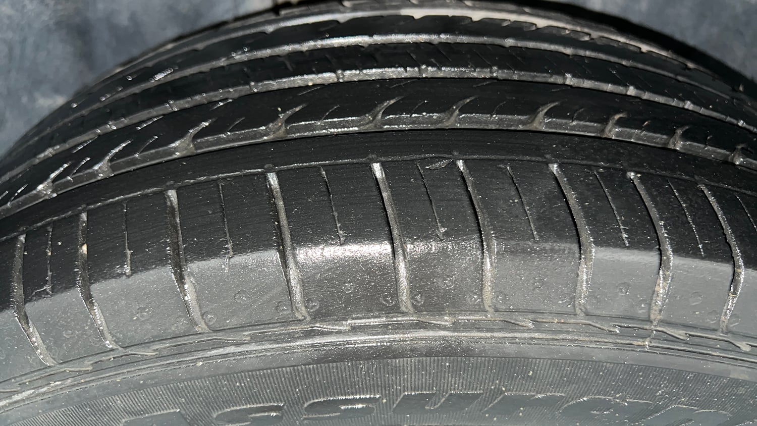 Used 2020 MG Motors Hector Plus Sharp 2.0 Diesel Diesel Manual tyres RIGHT REAR TYRE TREAD VIEW
