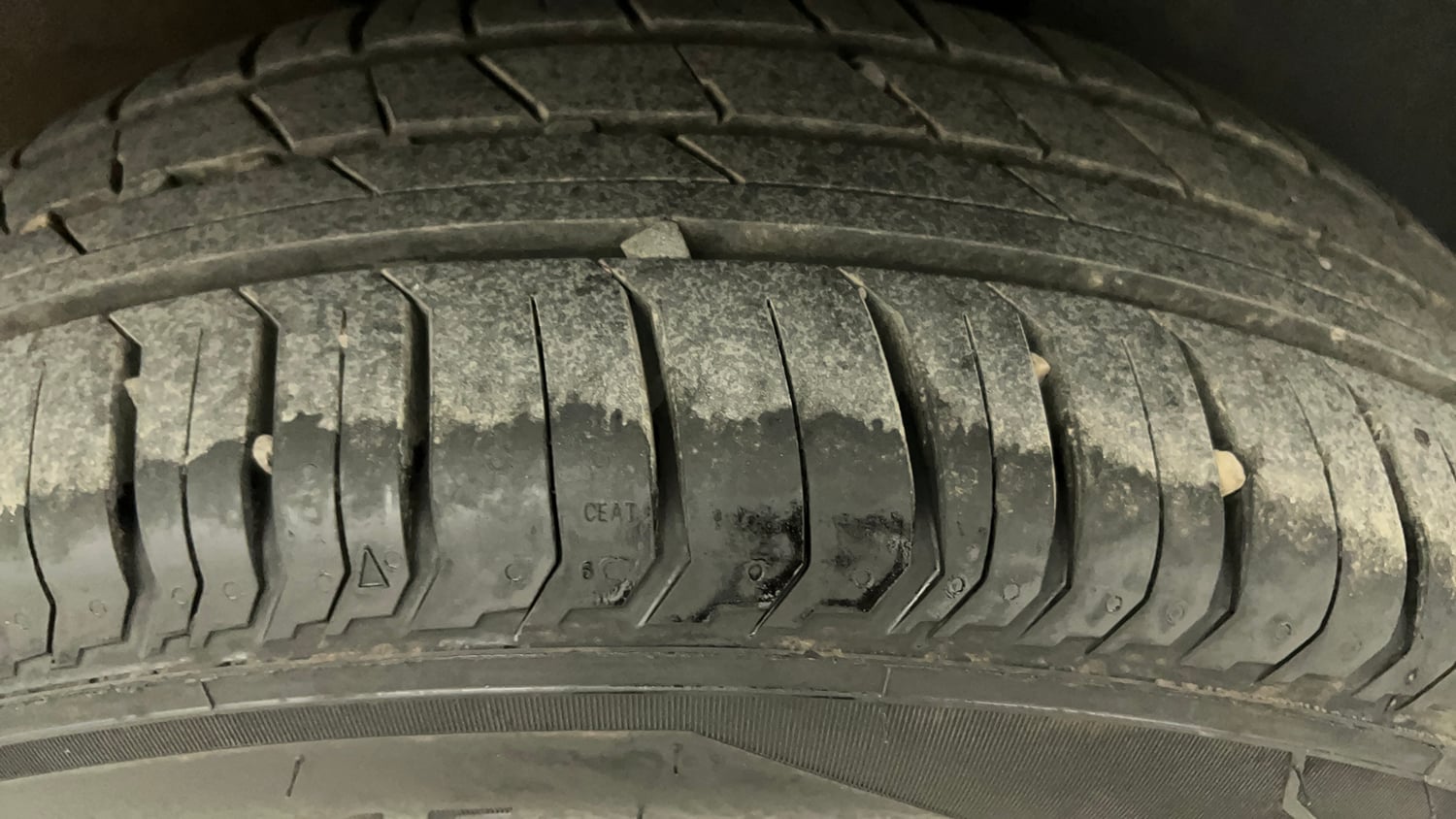Used 2024 Tata Punch Adventure MT Petrol Manual tyres LEFT REAR TYRE TREAD VIEW