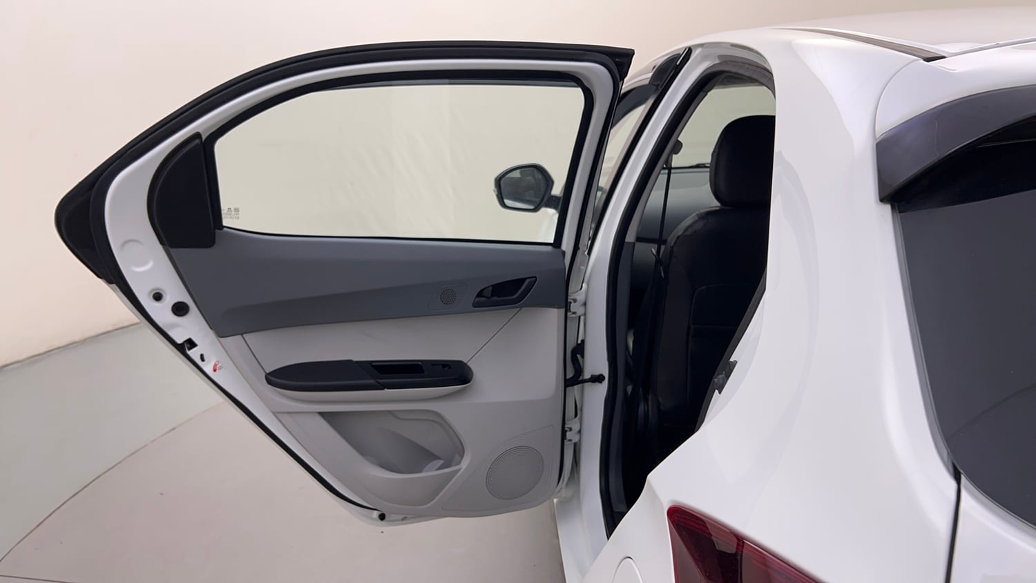 Used 2025 Tata Tiago XTA Petrol Automatic interior LEFT REAR DOOR OPEN VIEW