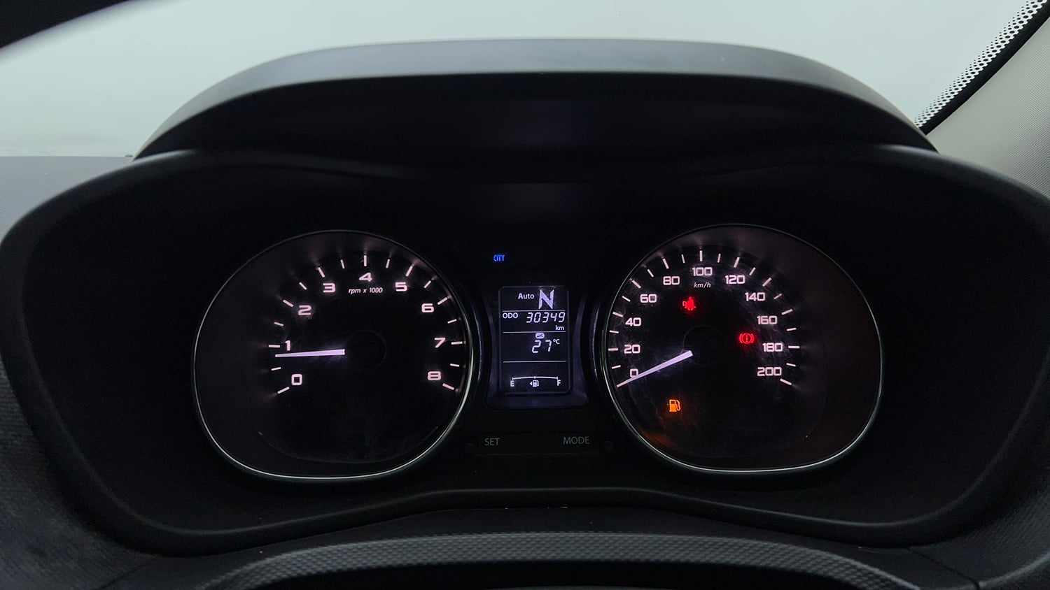 Used 2019 Tata Nexon XZA Plus Petrol Petrol Automatic interior CLUSTERMETER VIEW