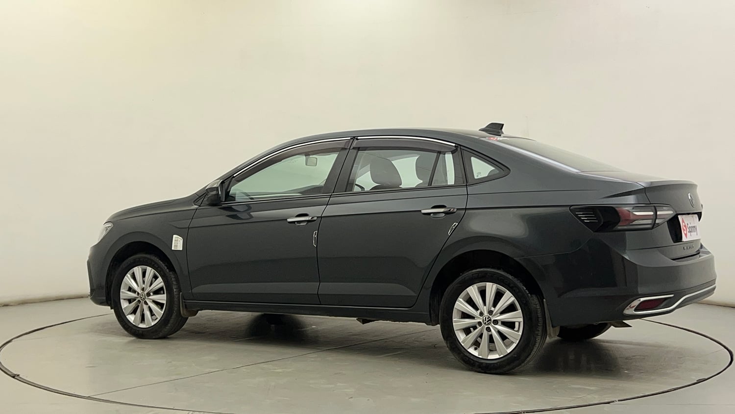 Used 2024 Volkswagen Virtus Highline 1.0 TSI MT Petrol Manual exterior LEFT REAR CORNER VIEW