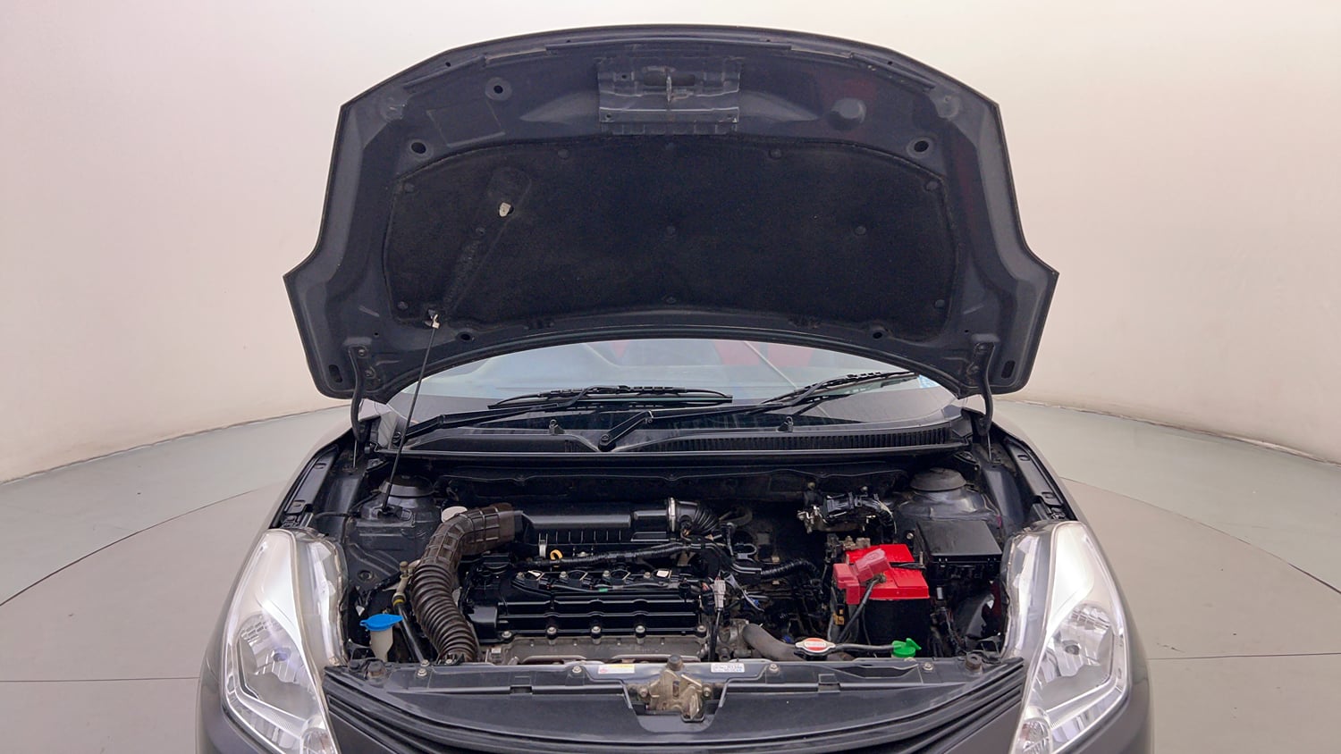 Used 2016 Maruti Suzuki Baleno Sigma 1.2 Petrol Manual engine ENGINE & BONNET OPEN FRONT VIEW