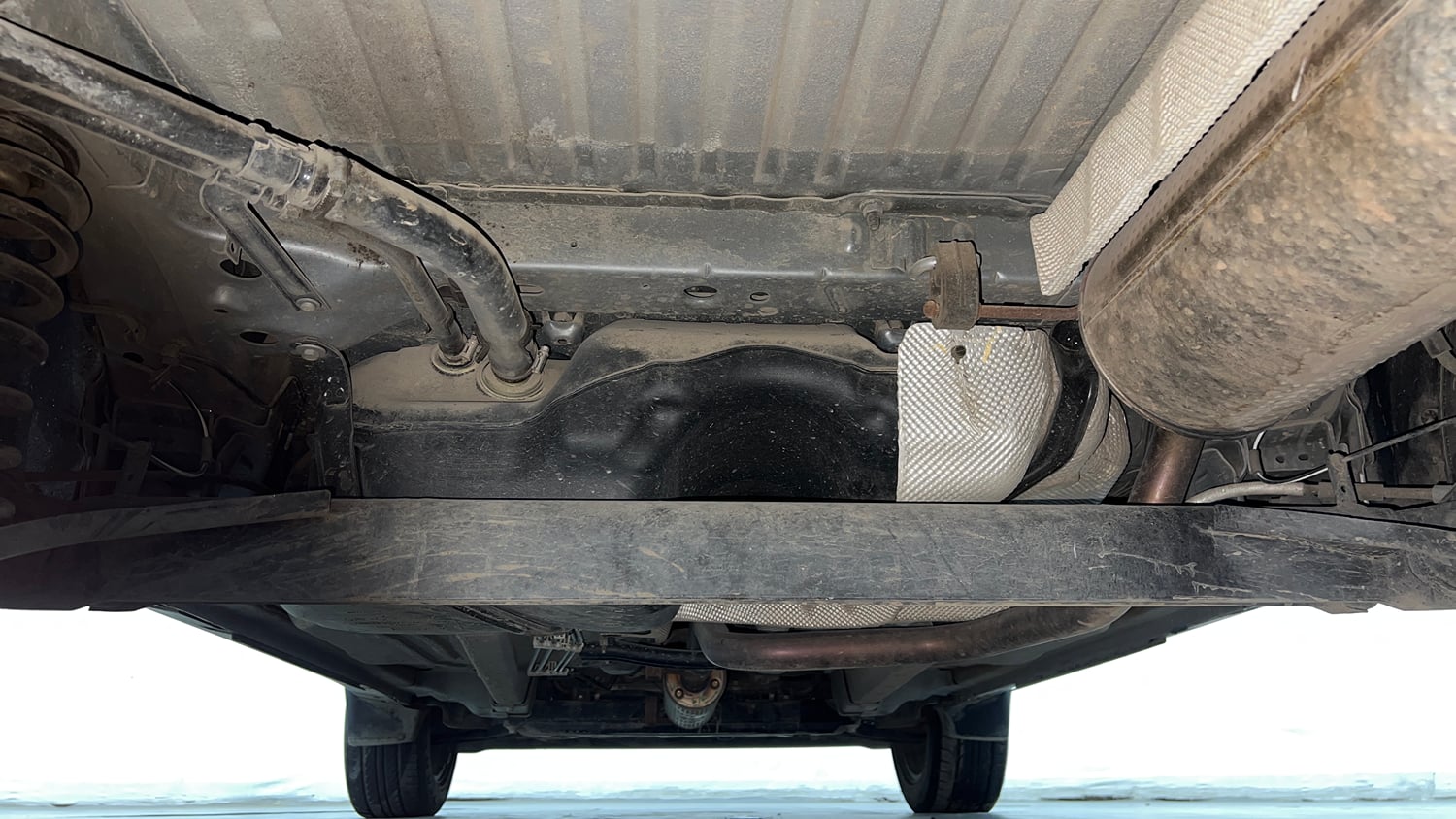 Used 2021 Ford EcoSport S MT 1.5 Ti-VCT Petrol Manual extra REAR UNDERBODY VIEW (TAKEN FROM REAR)