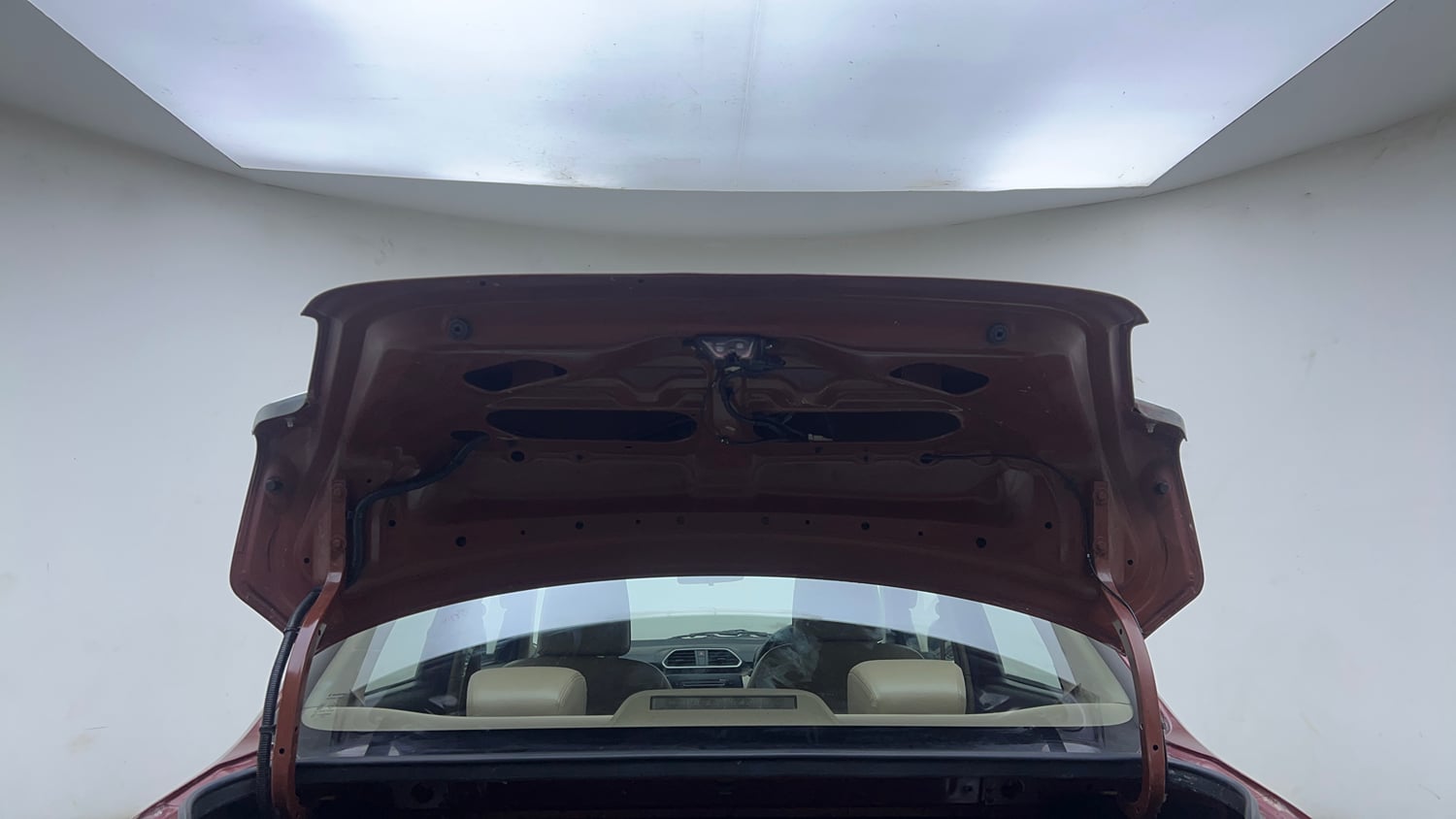 Used 2019 Maruti Suzuki Dzire VXi Petrol Manual interior DICKY DOOR OPEN VIEW