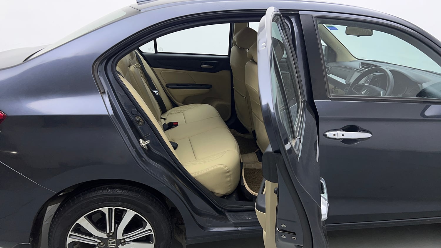 Used 2023 Honda Amaze VX 1.2 Petrol CVT Petrol Automatic interior RIGHT SIDE REAR DOOR CABIN VIEW