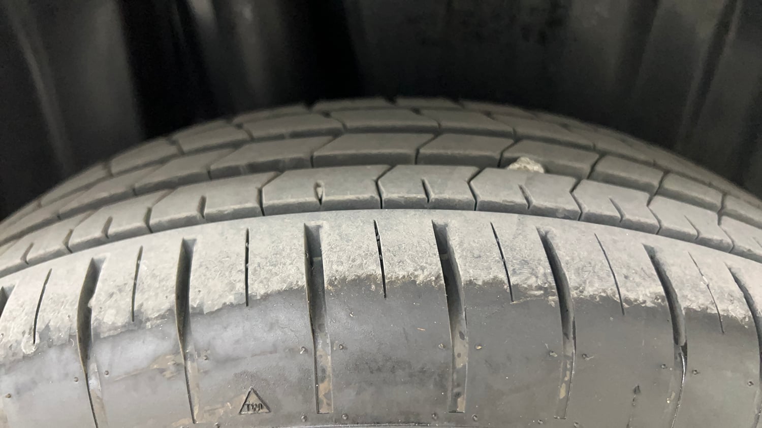 Used 2026 Maruti Suzuki Baleno Sigma MT Petrol Manual tyres RIGHT REAR TYRE TREAD VIEW