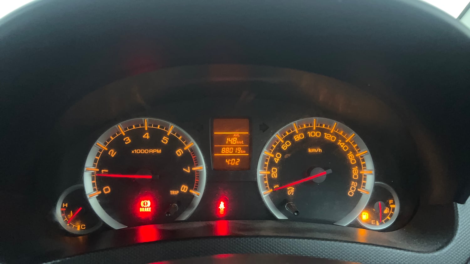 Used 2014 Maruti Suzuki Swift VXi Petrol Manual interior CLUSTERMETER VIEW