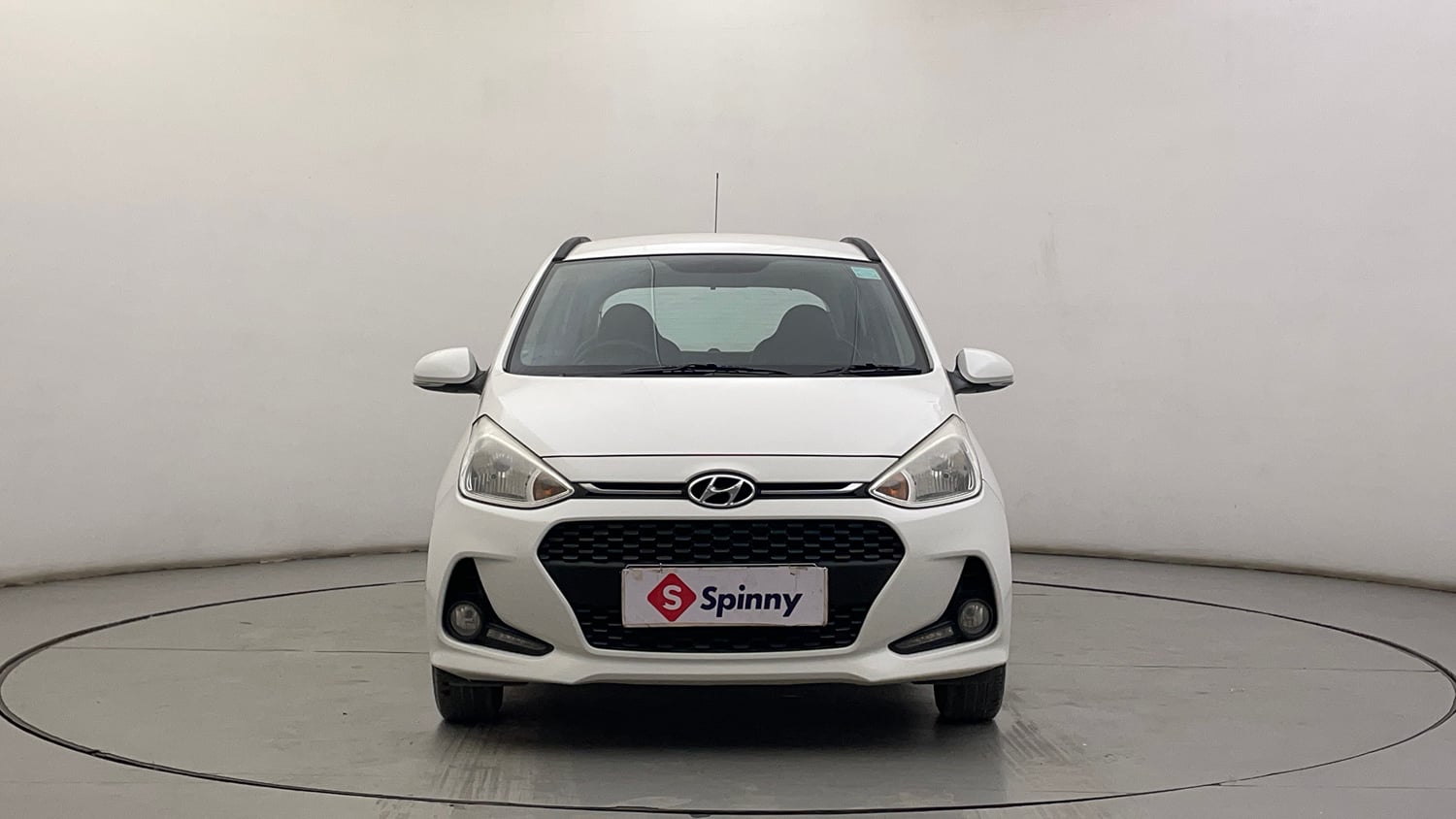 Used 2018 Hyundai Grand i10 Sportz (O) 1.2 Kappa VTVT Petrol Manual exterior FRONT VIEW
