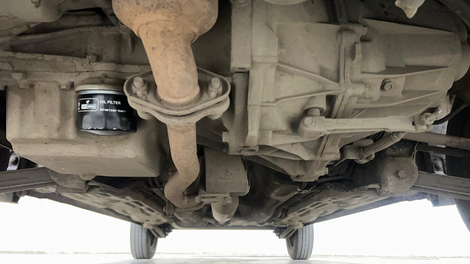 Used 2015 Maruti Suzuki Alto K10 VXi Petrol Manual extra FRONT LEFT UNDERBODY VIEW