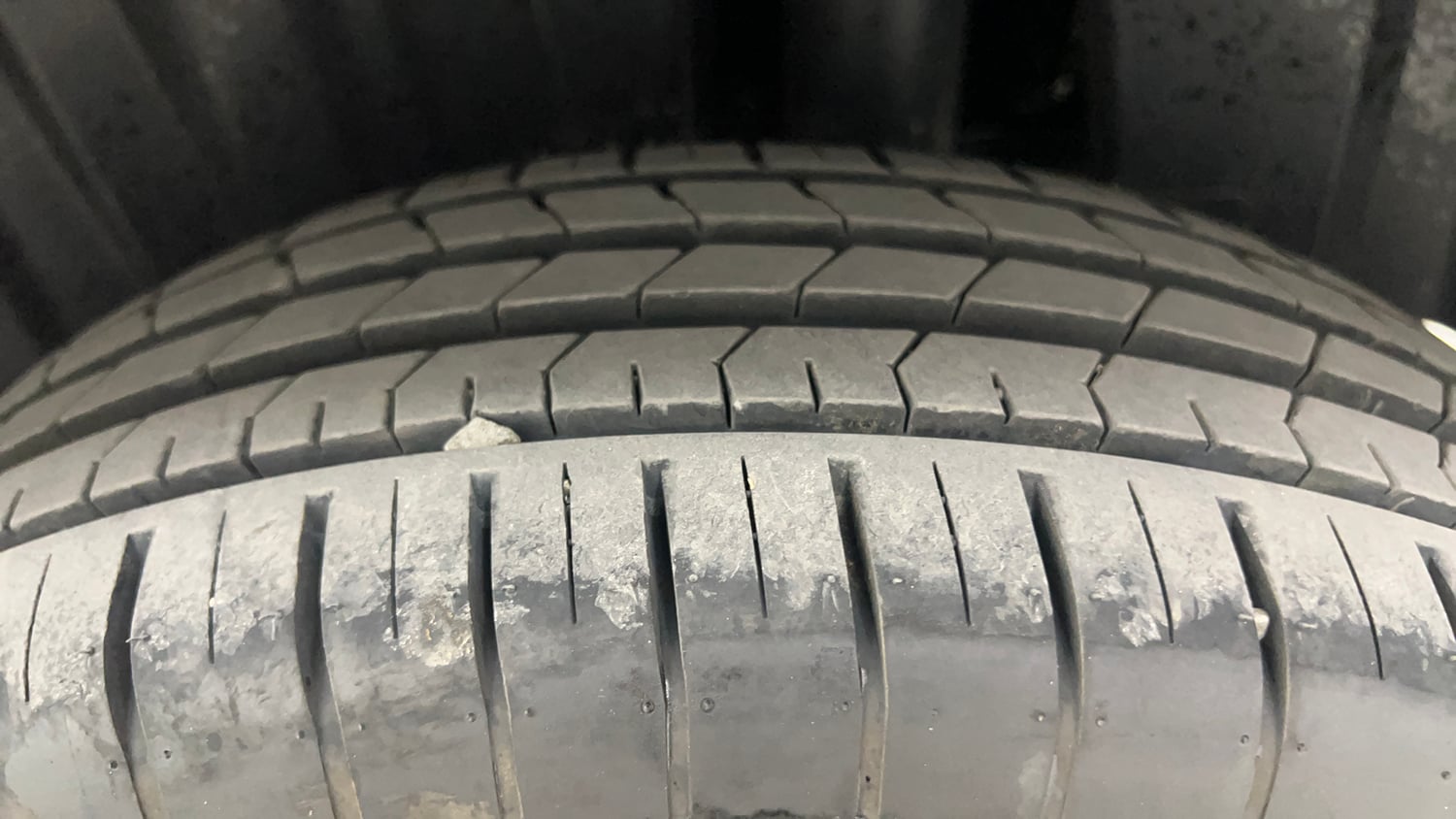 Used 2026 Maruti Suzuki Baleno Sigma MT Petrol Manual tyres LEFT REAR TYRE TREAD VIEW