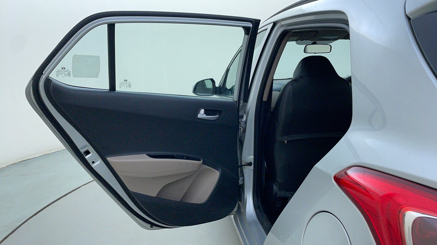 Used 2017 Hyundai Grand i10 Sportz 1.2 Kappa VTVT Petrol Manual interior LEFT REAR DOOR OPEN VIEW