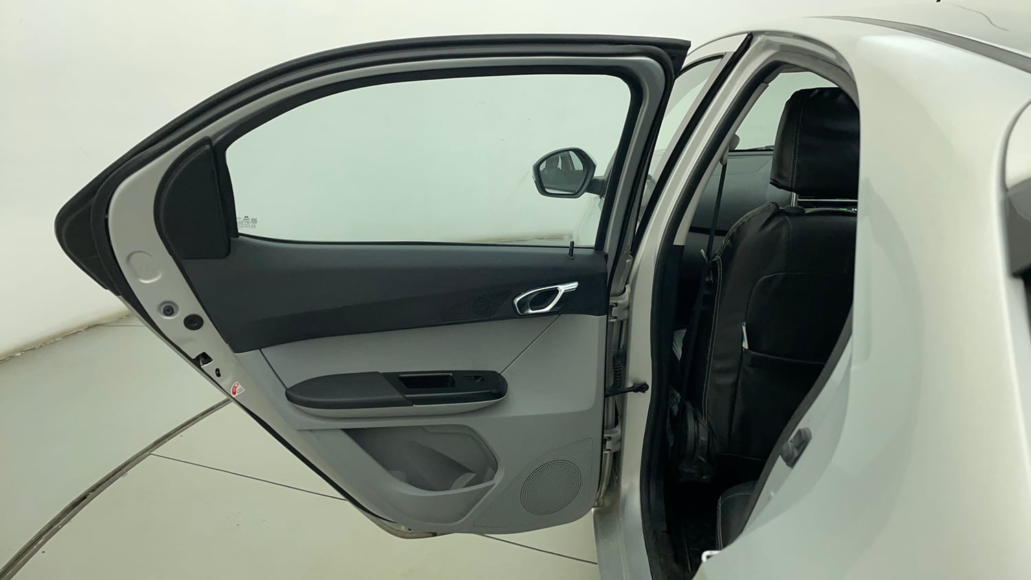 Used 2020 Tata Tiago XZ Petrol Manual interior LEFT REAR DOOR OPEN VIEW