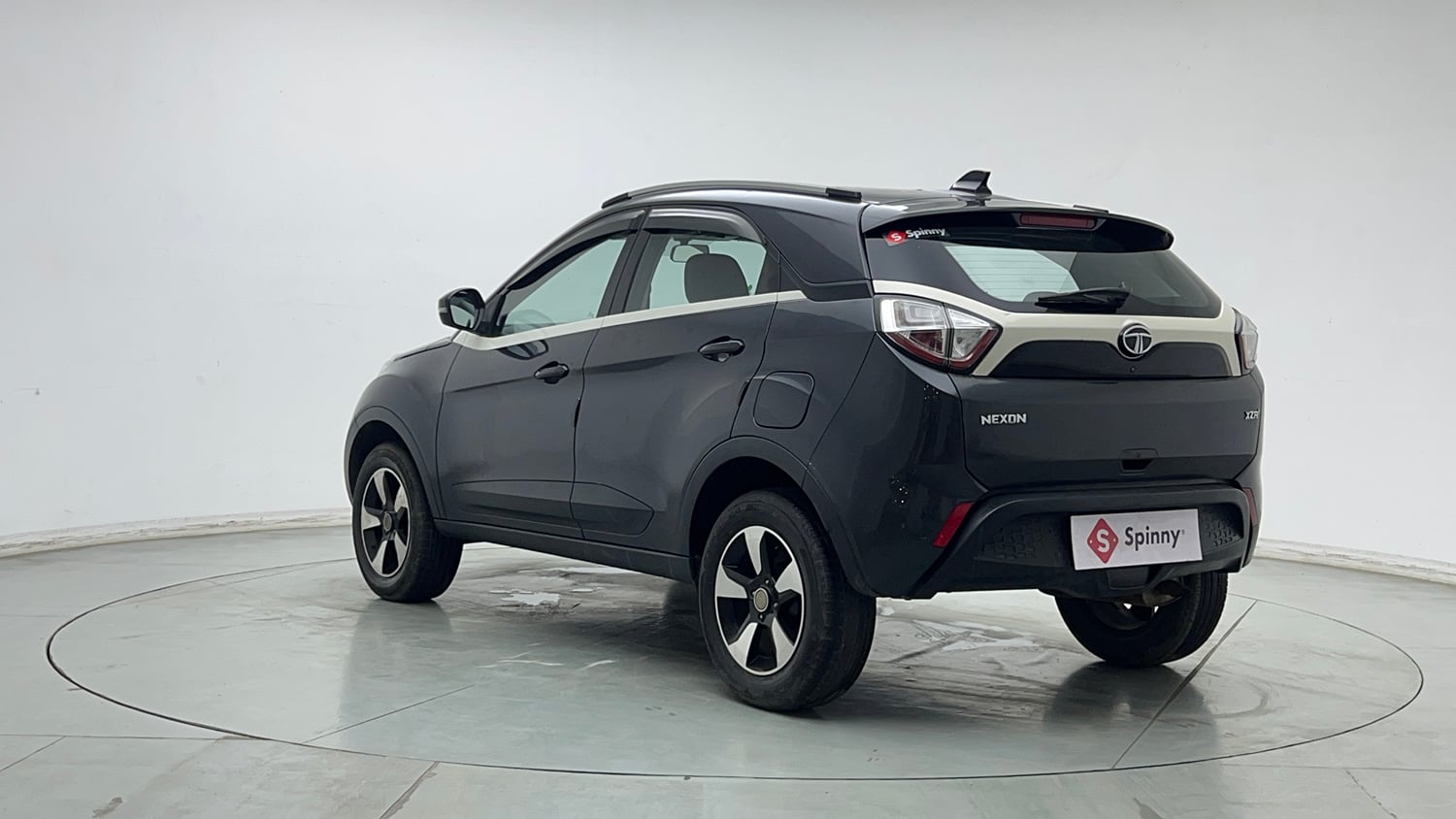 Used 2019 Tata Nexon XZA Plus Petrol Petrol Automatic exterior LEFT REAR CORNER VIEW