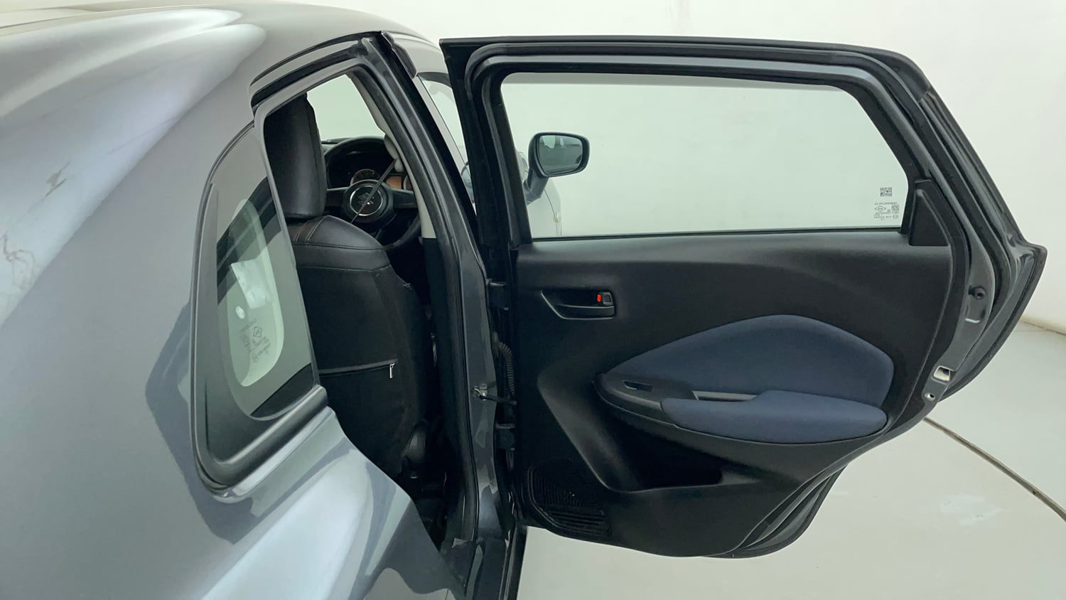 Used 2024 Maruti Suzuki Baleno Sigma MT Petrol Manual interior RIGHT REAR DOOR OPEN VIEW