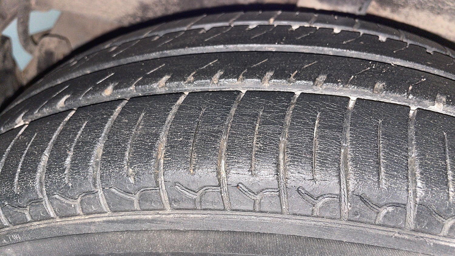 Used 2019 Hyundai Santro Sportz Petrol Manual tyres RIGHT REAR TYRE TREAD VIEW