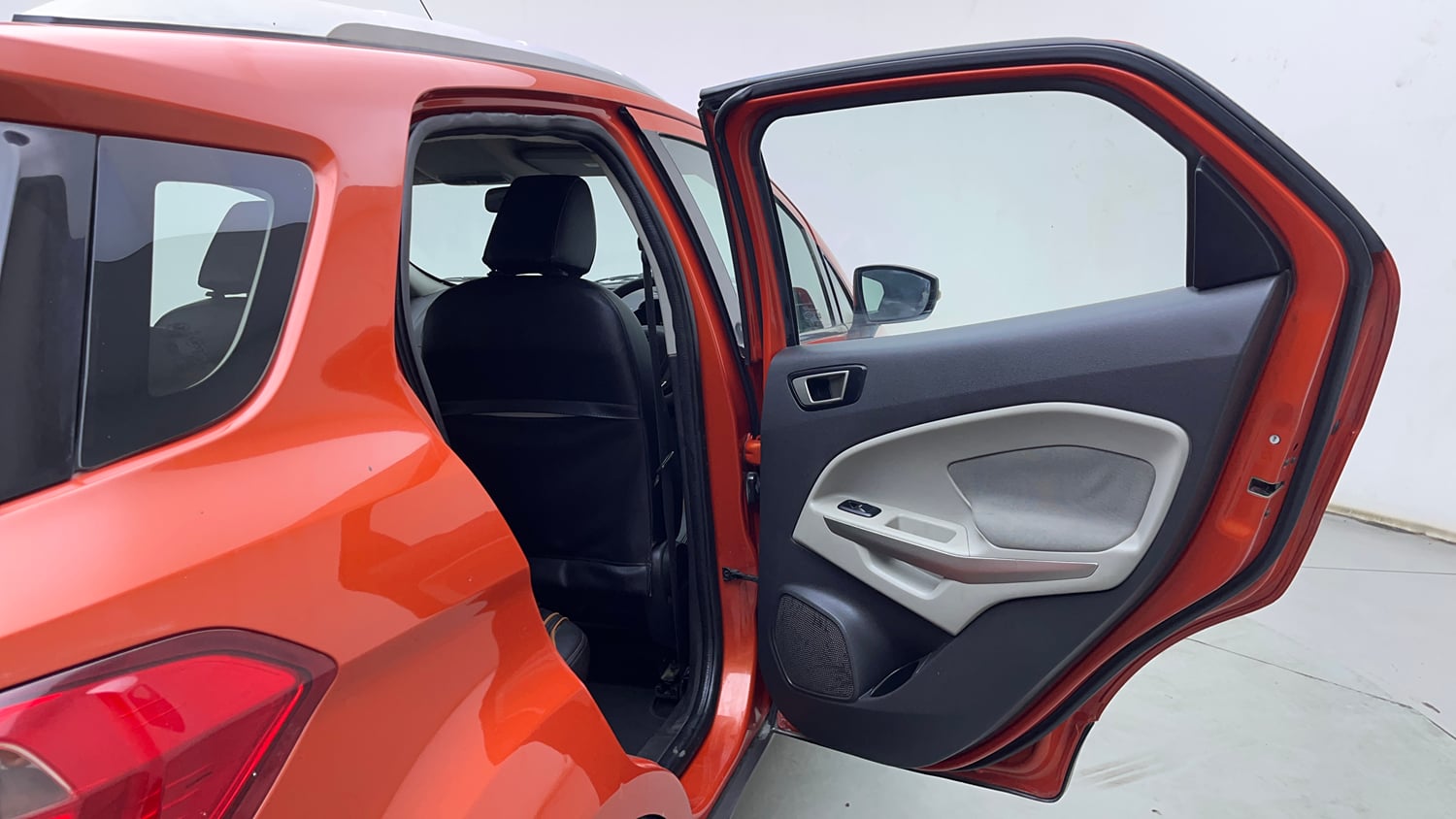 Used 2017 Ford EcoSport Trend+ 1.5L TDCi Diesel Manual interior RIGHT REAR DOOR OPEN VIEW