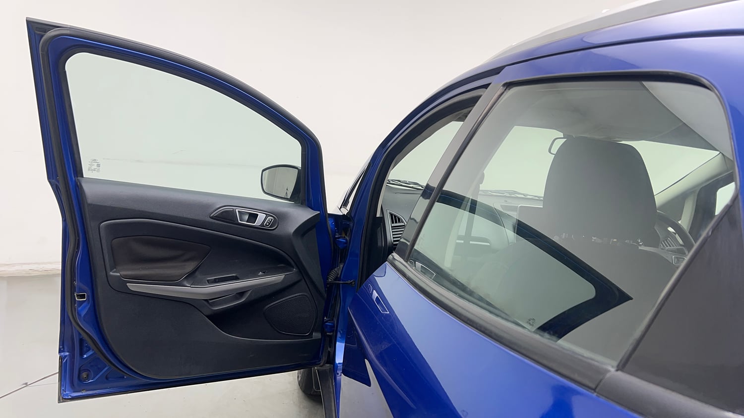 Used 2018 Ford EcoSport Titanium 1.5L Ti-VCT Petrol Manual interior LEFT FRONT DOOR OPEN VIEW