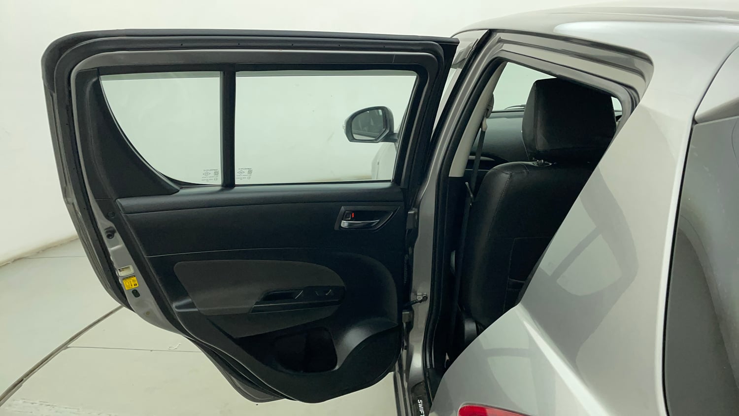 Used 2015 Maruti Suzuki Swift ZXi Petrol Manual interior LEFT REAR DOOR OPEN VIEW