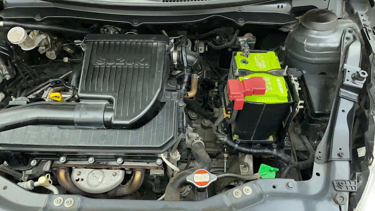 Used 2015 Maruti Suzuki Swift ZXi Petrol Manual engine ENGINE LEFT SIDE VIEW
