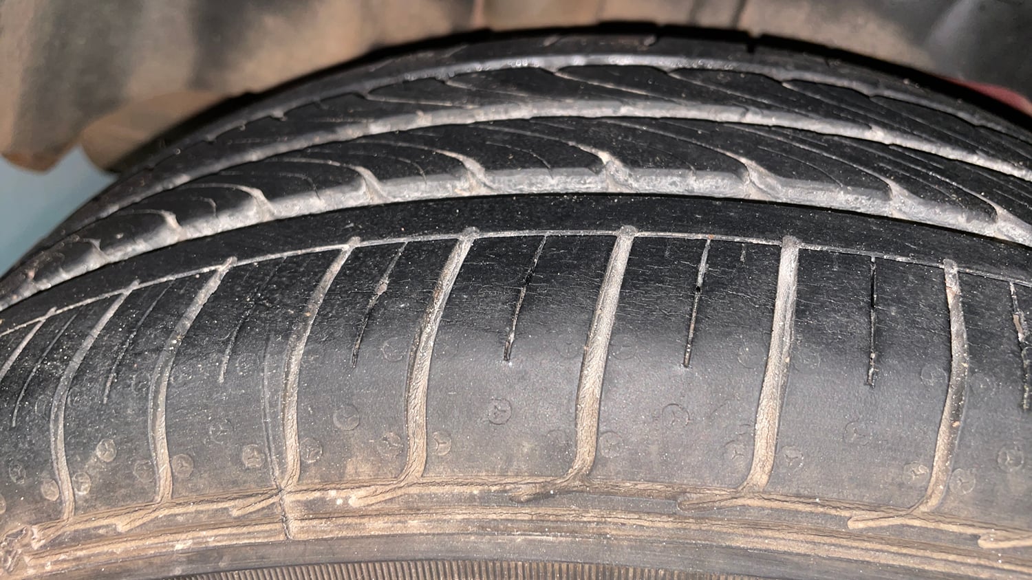 Used 2021 Ford Freestyle Titanium Plus 1.2 Ti-VCT Petrol Manual tyres RIGHT REAR TYRE TREAD VIEW