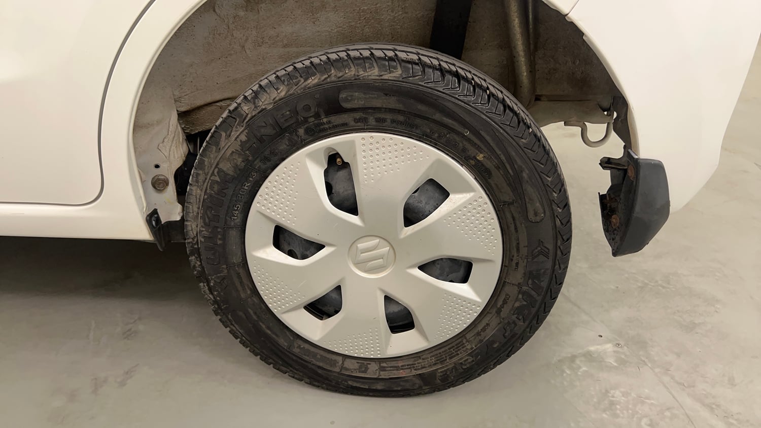Used 2024 Maruti Suzuki Alto K10 VXi Petrol Manual tyres LEFT REAR TYRE RIM VIEW