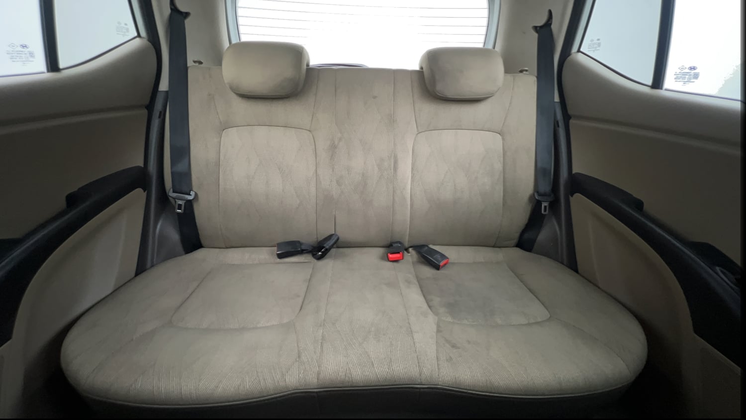 Used 2013 Hyundai i10 Sportz 1.2 Kappa2 Petrol Manual interior REAR SEAT CONDITION VIEW