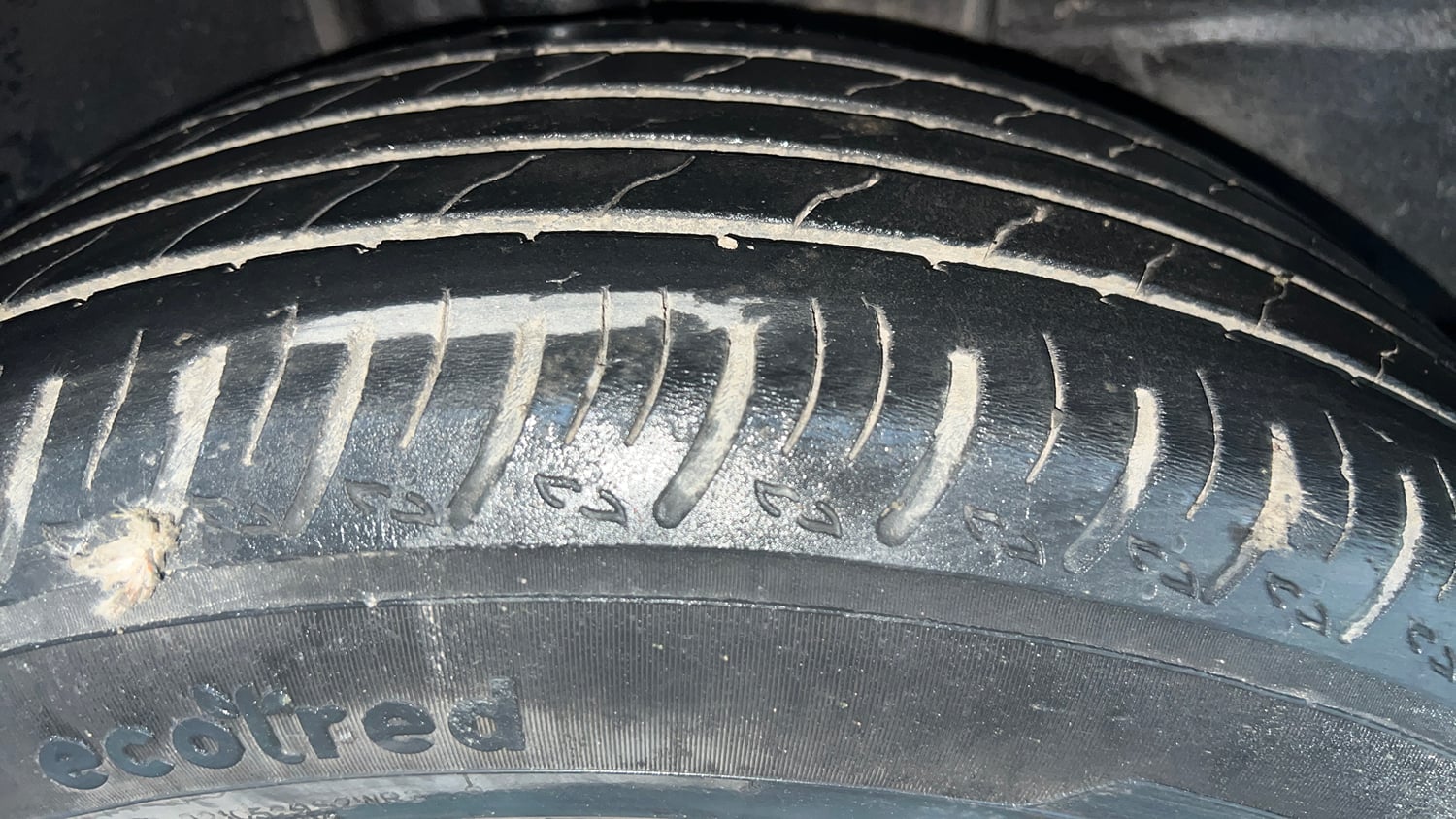 Used 2021 Tata Altroz XZ Petrol Petrol Manual tyres RIGHT REAR TYRE TREAD VIEW
