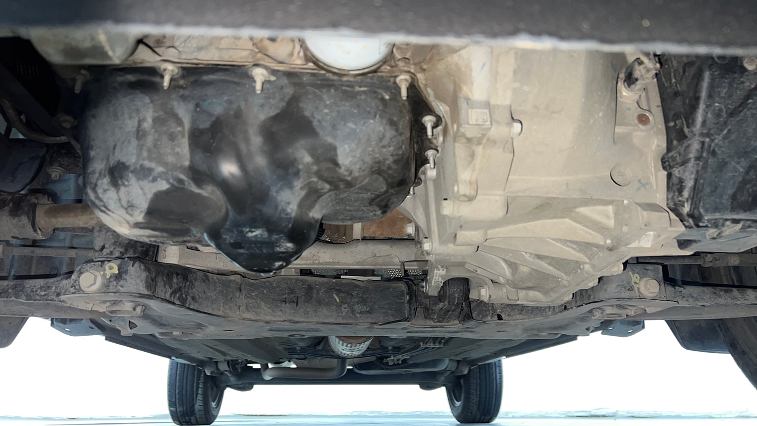 Used 2021 Ford EcoSport S MT 1.5 Ti-VCT Petrol Manual extra FRONT LEFT UNDERBODY VIEW