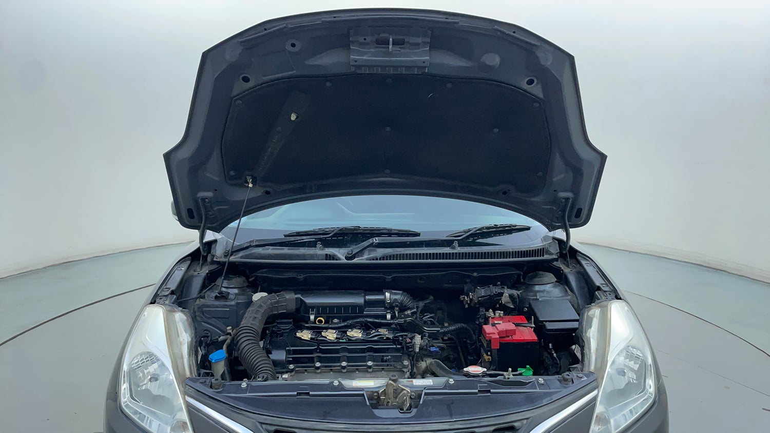 Used 2016 Maruti Suzuki Baleno Zeta 1.2 Petrol Manual engine ENGINE & BONNET OPEN FRONT VIEW
