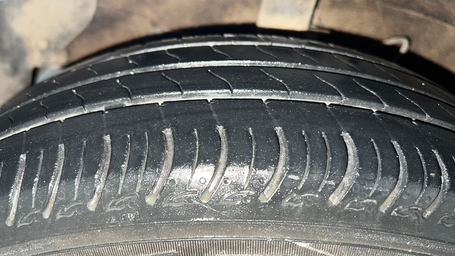 Used 2020 Hyundai Grand i10 Nios Sportz 1.2 Kappa VTVT Petrol Manual tyres LEFT FRONT TYRE TREAD VIEW