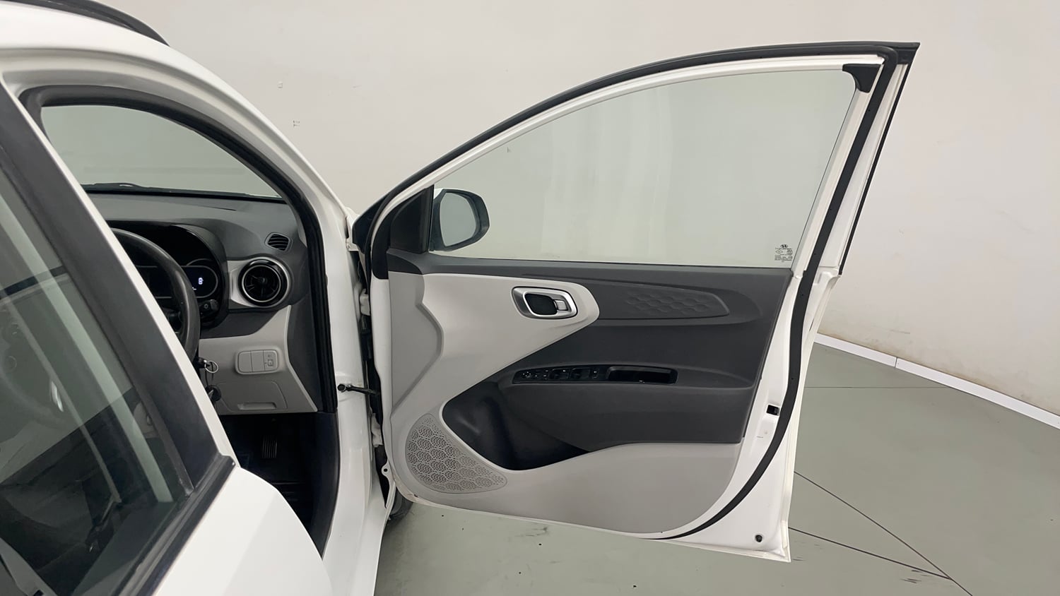 Used 2021 Hyundai Grand i10 Nios Sportz AMT 1.2 Kappa VTVT Petrol Automatic interior RIGHT FRONT DOOR OPEN VIEW