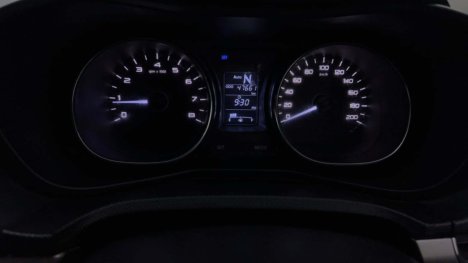 Used 2019 Tata Nexon XZA Plus Petrol Petrol Automatic interior CLUSTERMETER VIEW
