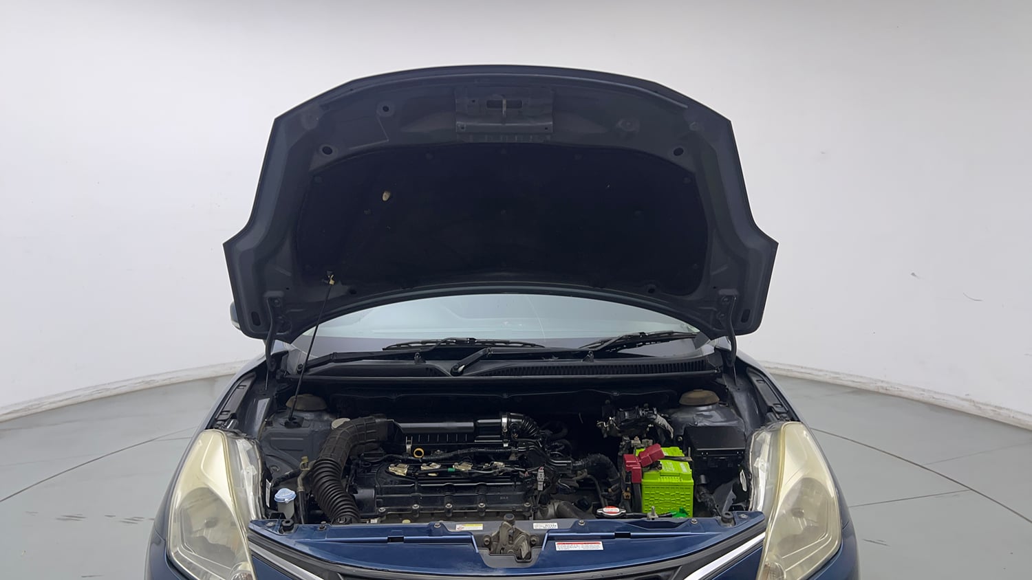 Used 2016 Maruti Suzuki Baleno Delta 1.2 Petrol Manual engine ENGINE & BONNET OPEN FRONT VIEW