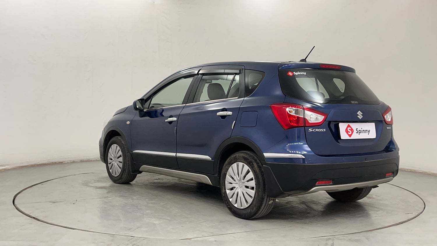 Used 2022 Maruti Suzuki S-Cross Sigma Petrol Manual exterior LEFT REAR CORNER VIEW