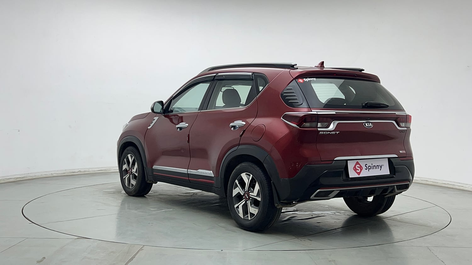 Used 2020 Kia Sonet GTX Plus 1.0 DCT Petrol Automatic exterior LEFT REAR CORNER VIEW