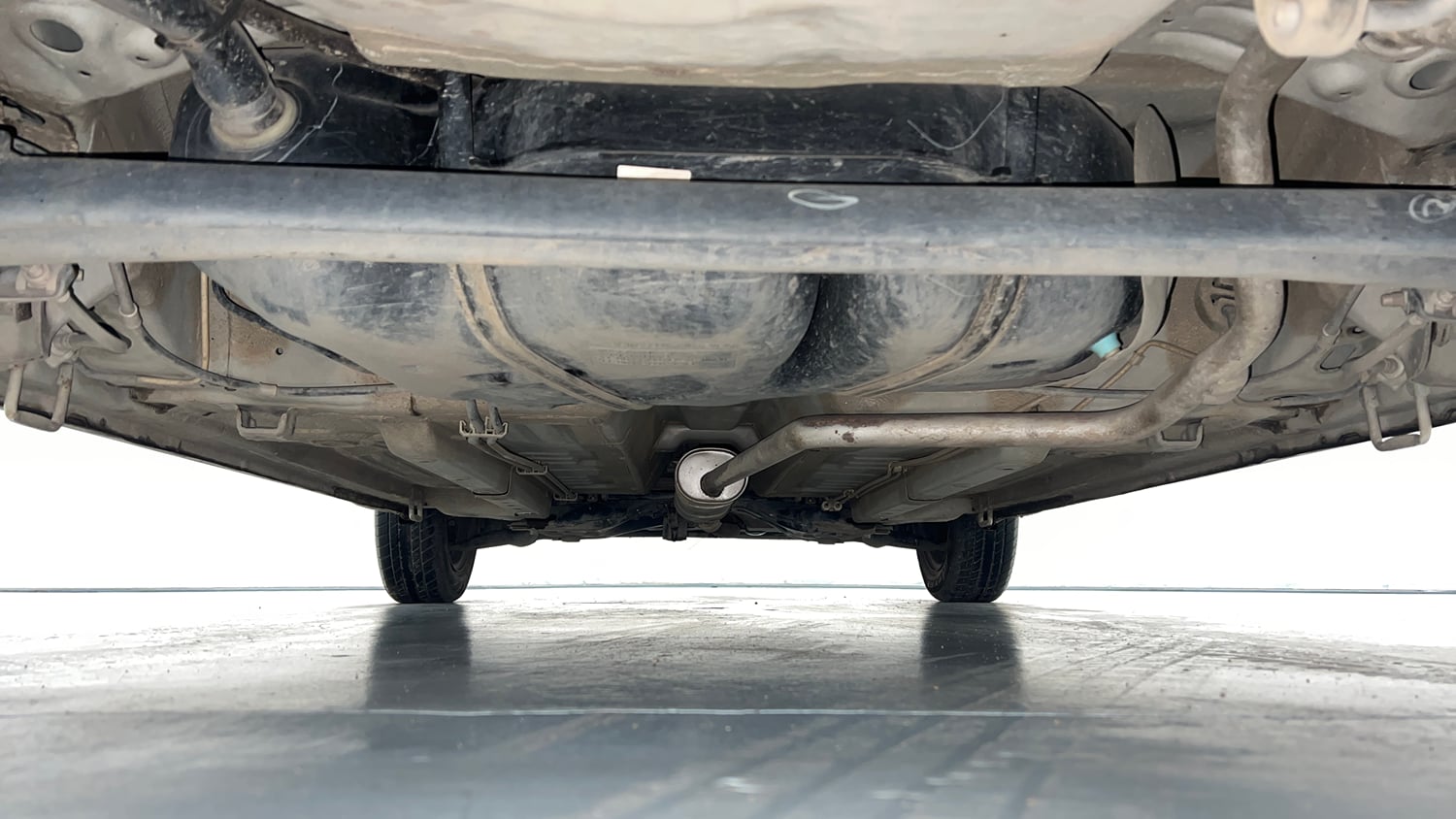 Used 2021 Maruti Suzuki Celerio X VXi AMT Petrol Automatic extra REAR UNDERBODY VIEW (TAKEN FROM REAR)