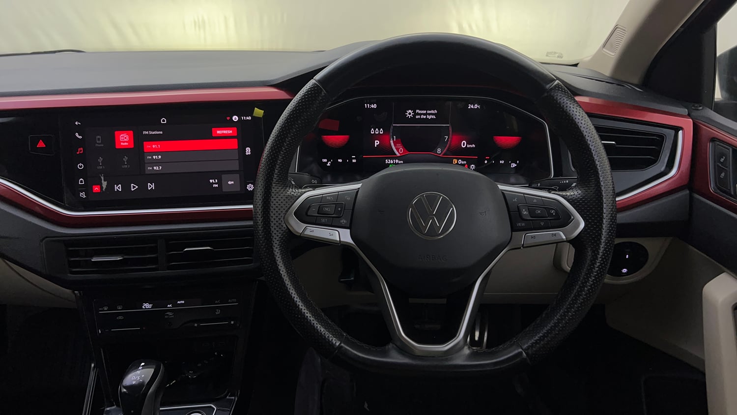 Used 2024 Volkswagen Virtus GT Plus 1.5 TSI EVO DSG Petrol Automatic interior STEERING VIEW