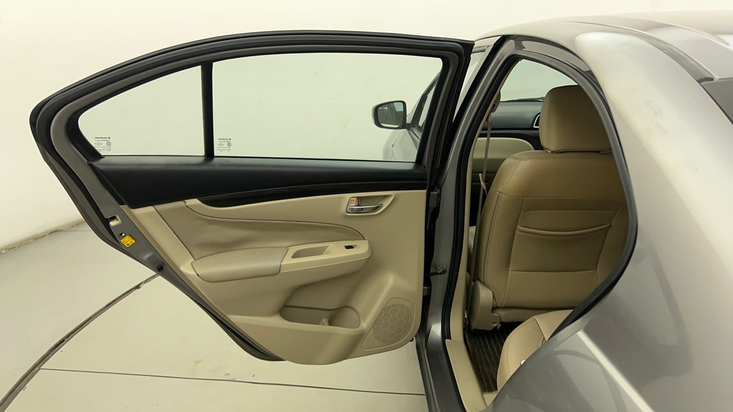 Used 2016 Maruti Suzuki Ciaz ZXi  AT Petrol Automatic interior LEFT REAR DOOR OPEN VIEW