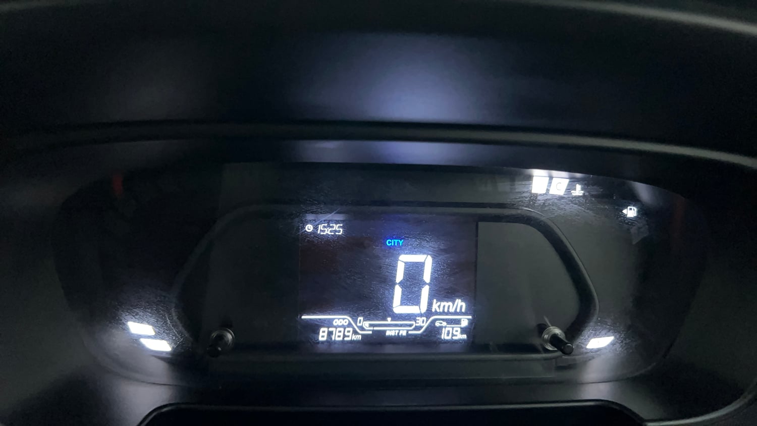 Used 2024 Tata Punch Adventure MT Petrol Manual interior CLUSTERMETER VIEW