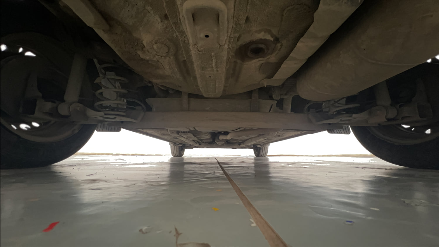 Used 2019 Hyundai Grand i10 Nios Magna AMT 1.2 Kappa VTVT Petrol Automatic extra REAR UNDERBODY VIEW (TAKEN FROM REAR)